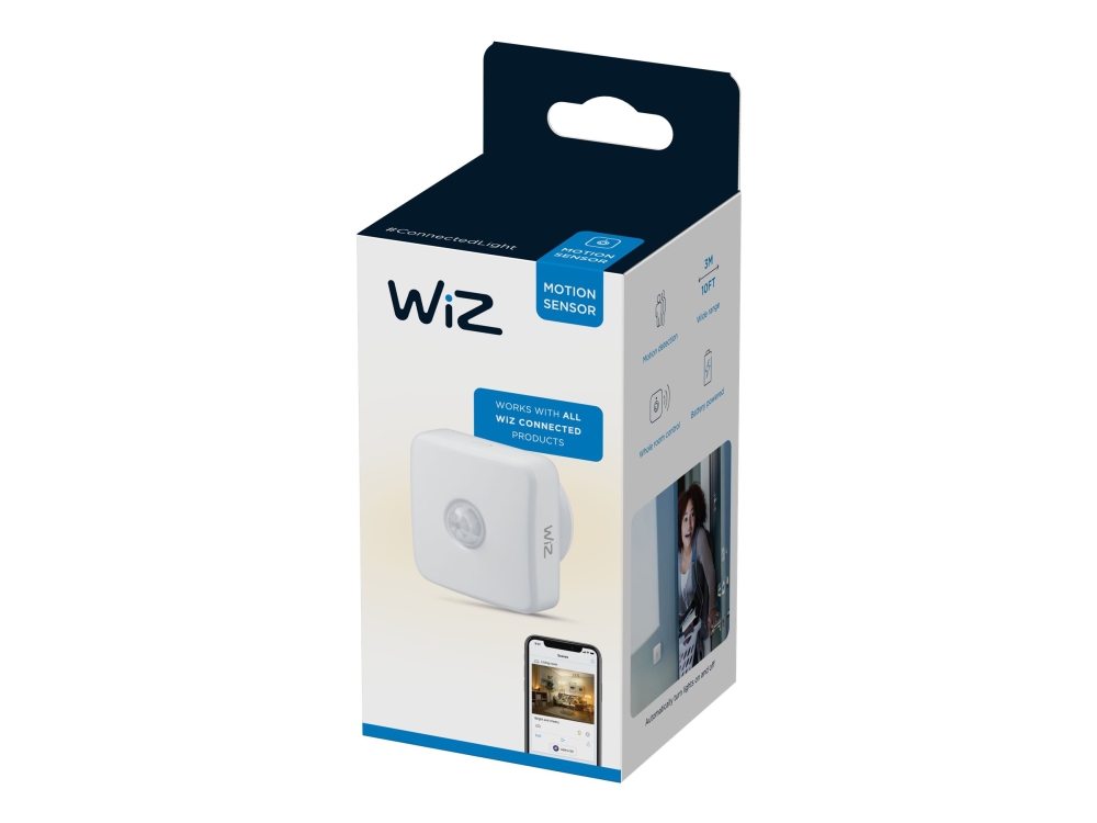 Wiz Motion Sensor - Automate Your Smart Lighting Easily - Battery-Operated - Wi-Fi