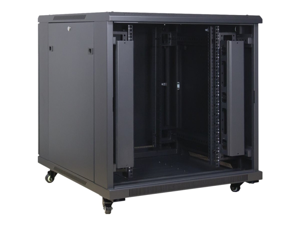 Inter-Tech Snb-8815, Freistehendes Gestell, 15U, 400 Kg, 58 Kg, Schwarz