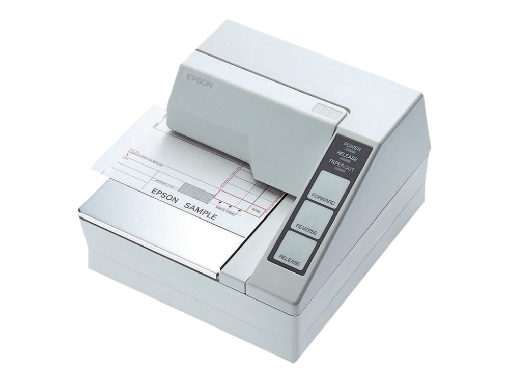 Epson TM U295 - Kvitteringsprinter - dot-matrix - JIS B5 - 16,2 cpi - 7 pin - op til 2.1 linier/sek. - seriel - cool white