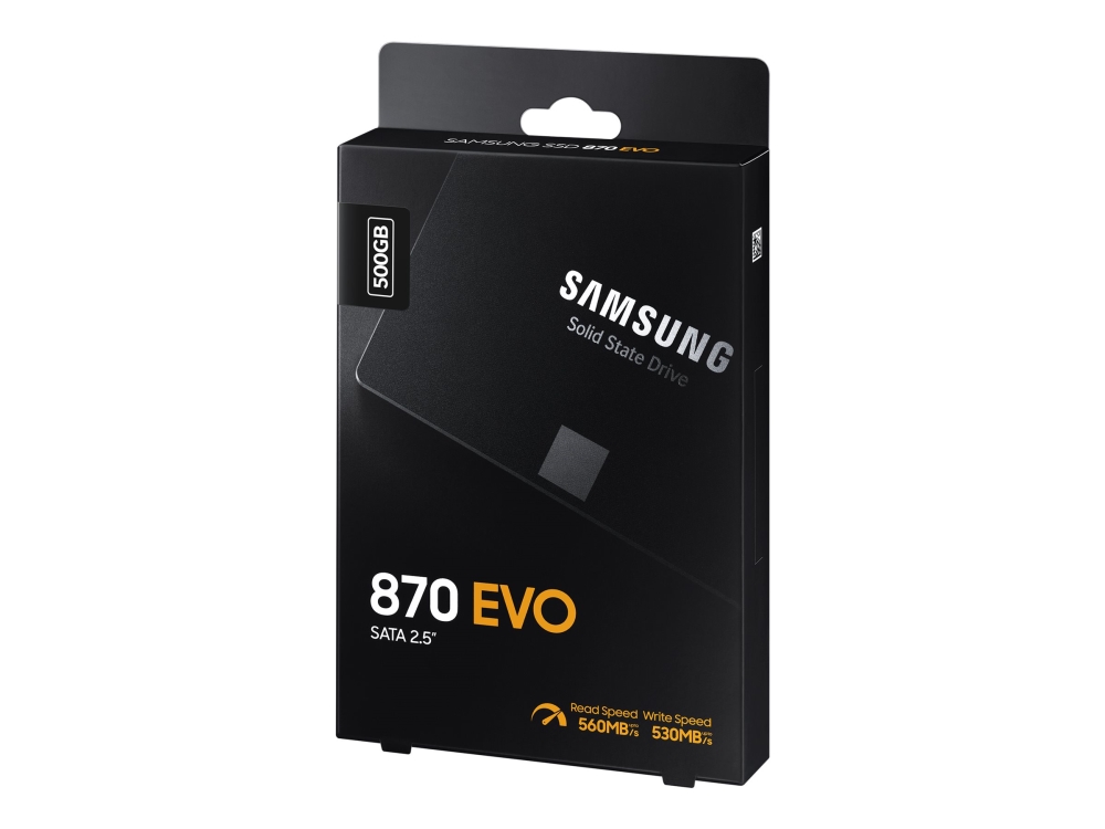 Samsung 870 Evo, 500 Gb, 2.5", 560 Mb/S, 6 Gbit/S
