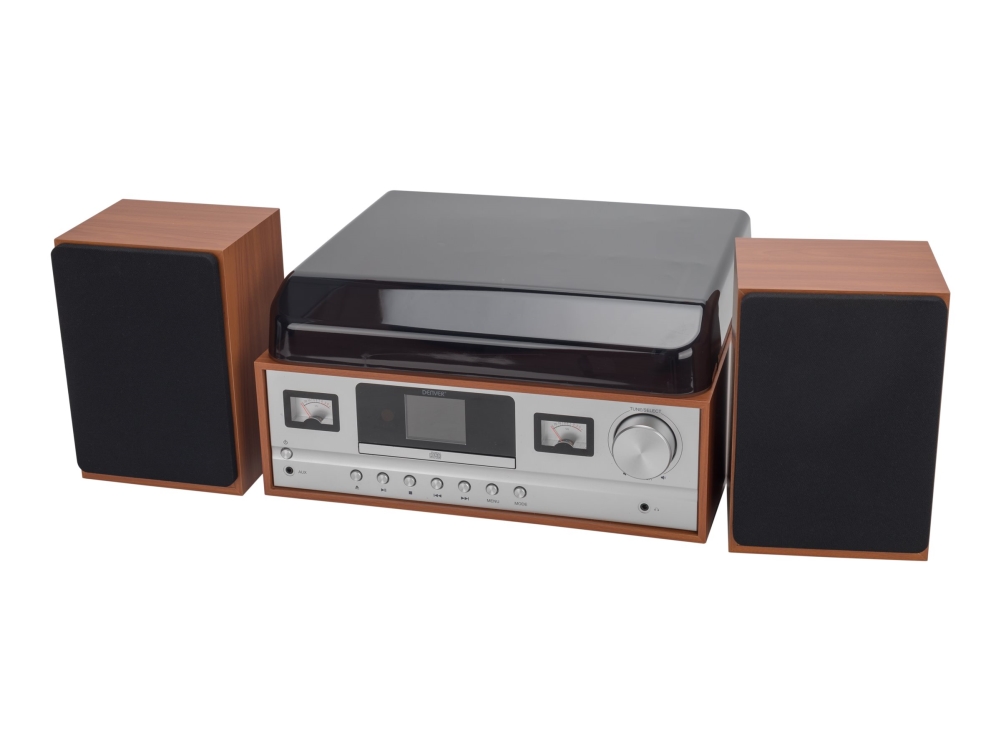 DENVER MRD-52LIGHTWOOD - Ljudsystem - 2 x 5 Watt - ljust trä | TV, Ljud & Bild - Stereo - Mikro & Mini stereo | GameStuff