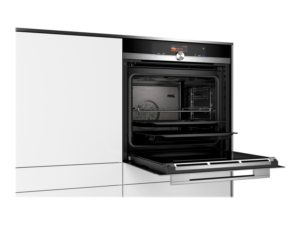 Siemens iQ700 HS636GDS2 - Ovn - med dampfunktion - til indbygning - niche - bredde: 56 cm - dybde: 55 cm - højde: 58.5 cm - med selv-rengøring - Klasse A+ - rustfrit stål