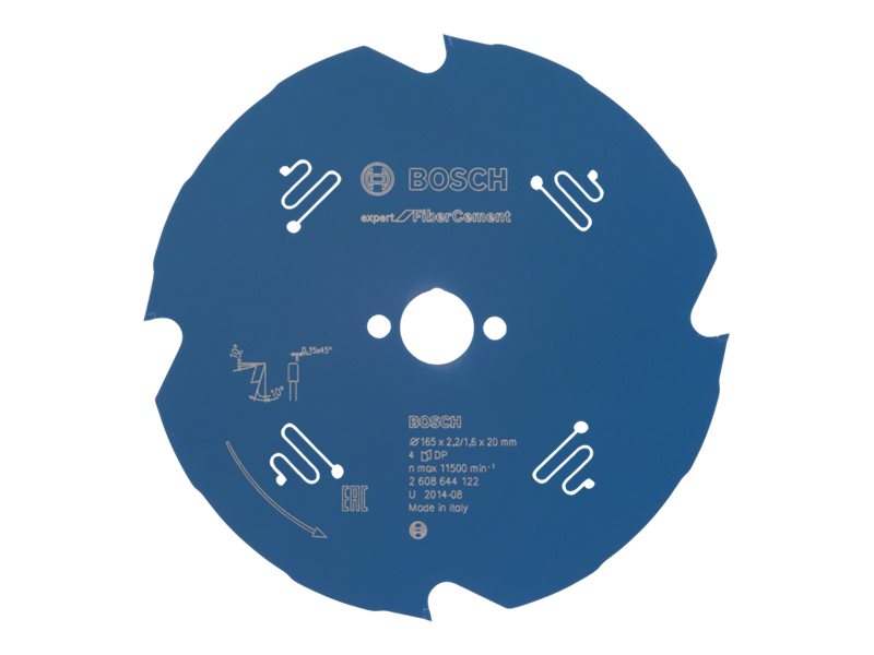 Bosch RUNDSAVKL 165X20X2,2MM 4T EXP FIBER CEME