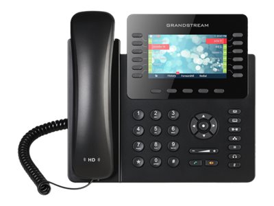 Grandstream Networks Gxp2170, Ip-Telefon, Schwarz, Kabelgebundenes Mobilteil, Tisch/Wand, 12 Zeilen, 2000 Eintragungen