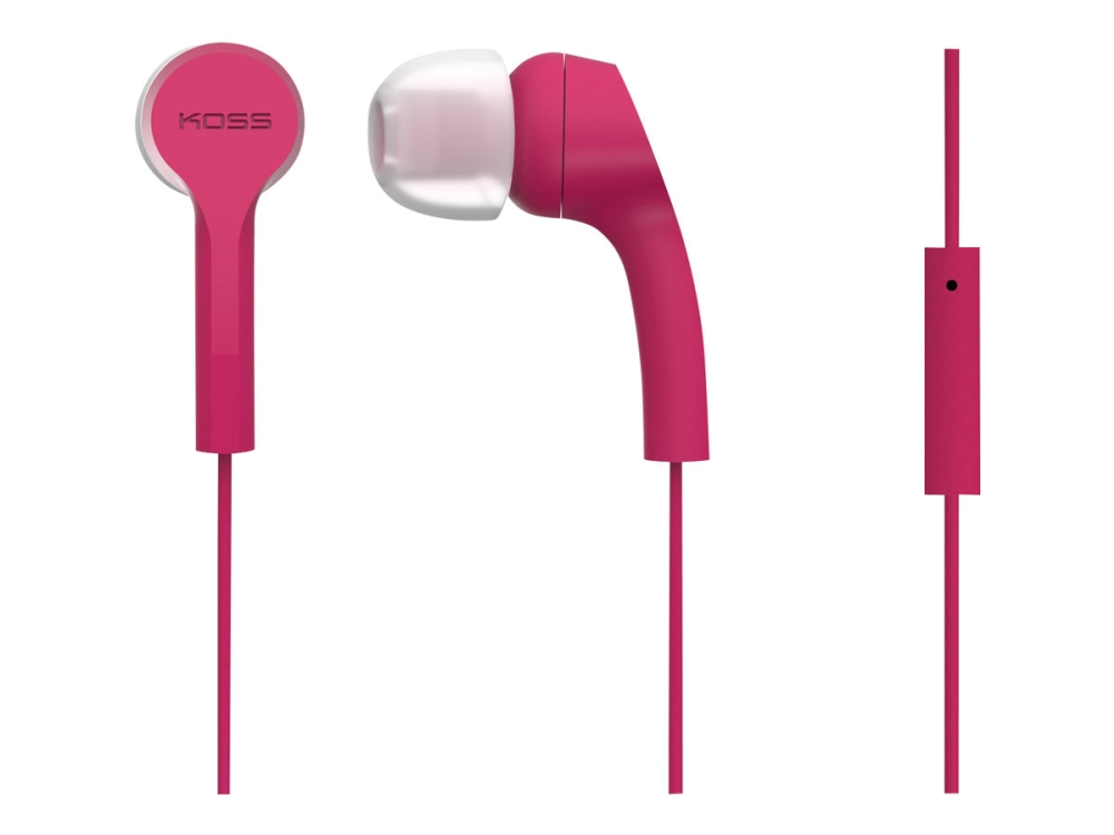 Koss Keb9i - Ohrhörer Mit Mikrofon - In-Ear - Kabelgebunden - 3.5Mm Klinke - Pink