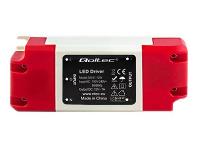 Qoltec - LED-driver - 12 Watt - 1 A