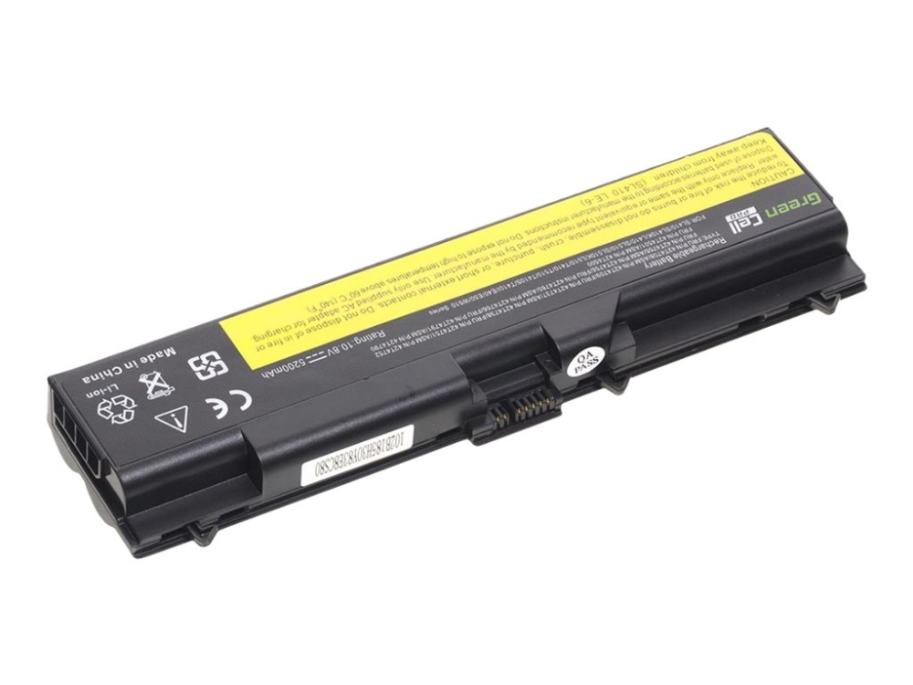 Green Cell Pro Series Batteri För Barbar Dator Likvardigt Med: Ibm 42t4795 Lenovo 42t4795 Litiumjon 6 Cells 5200 Mah Svart För Lenov