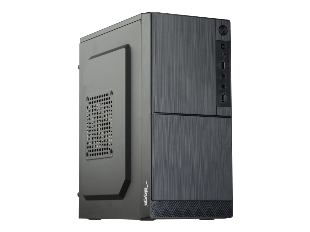 AK35BK - tower - micro ATX - Kabinett - Tower - Svart