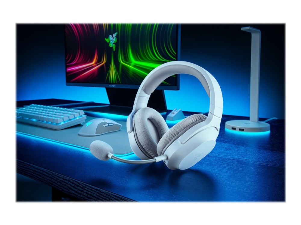 Razer Barracuda X - Headset - fullstorlek - Bluetooth/radiofrekvens 2,4 GHz - trådlös, kabelansluten - 3,5 mm kontakt, USB-C - ljudisolerande - kvicksilver | TV, Ljud & Bild - Hörlurar & Mikrofoner | GameStuff