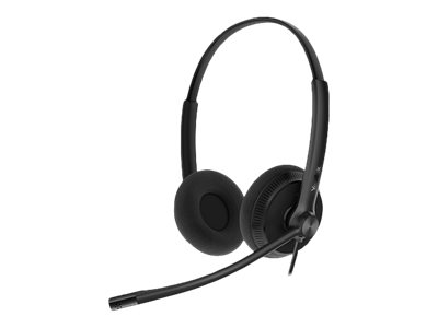 Yealink Yhs34 Lite Dual - Headset - På Øret - Kablet - Quick Disconnect - Sort