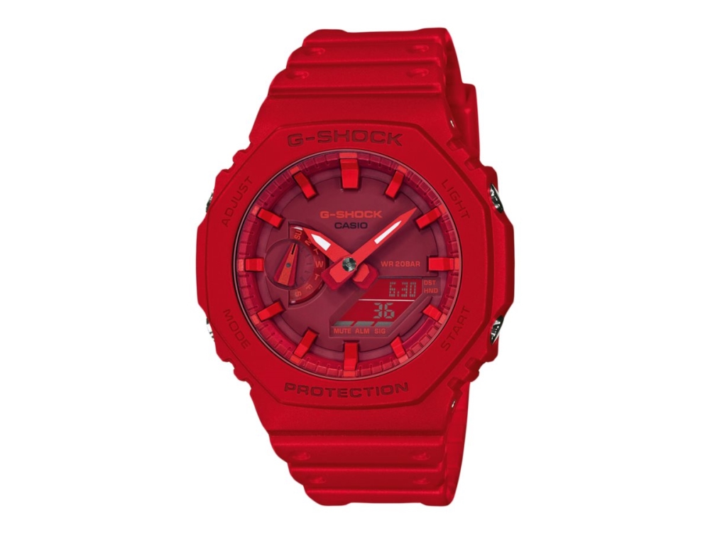 G-Shock Ga-2100-4Aer - Armbåndsur - Kvarts - Analog+Digital - Karbonforstærket Resin