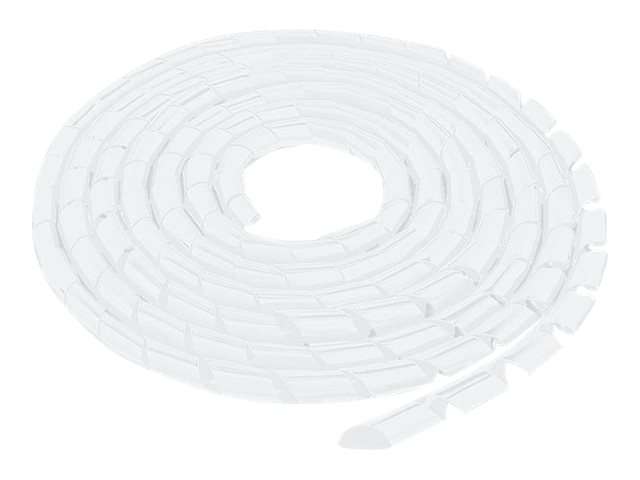 Qoltec 52262, Cable Eater, Tisch/Wand, Kunststoff, Weiß