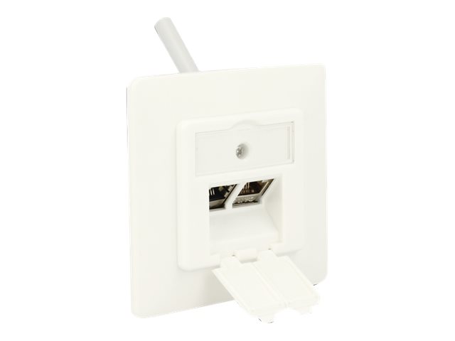 Delock 86219, Rj-45, Weiß, 80 Mm, 25,7 Mm, 80 Mm
