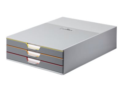 Schubladenschrank Durable Varicolor, 3 Schubladen