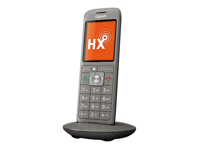 Gigaset CL660HX, Analoginen/DECT-puhelin, Johdoton puhelin, Kaiutinpuhelin, 400 entries, Soittajan tunnistus, Antrasiitti, Musta