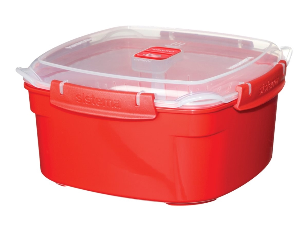 Sistema Mikrowellen-Dampfgarer 2,4 L Rot Steamer BPA-frei - Image 2