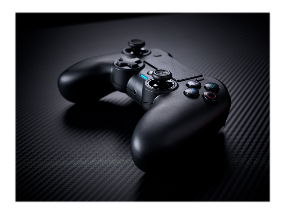 Nacon Asymmetric Wireless Controller Spelkontroll Trådlös Bluetooth Svart För Pc Sony Playstation 4
