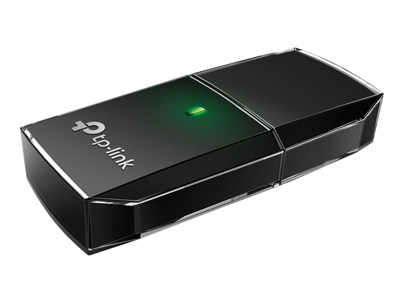 Tp-Link Ac600-Dualband-Usb-Wlan-Adapter, Kabellos, Usb, Wlan, Wi-Fi 5 (802.11Ac), 600 Mbit/S, Schwarz