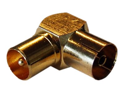 Sinox One - Antenneadapter - RF-stikforbindelse han vinklet til RF-stikforbindelse hun - koaksial