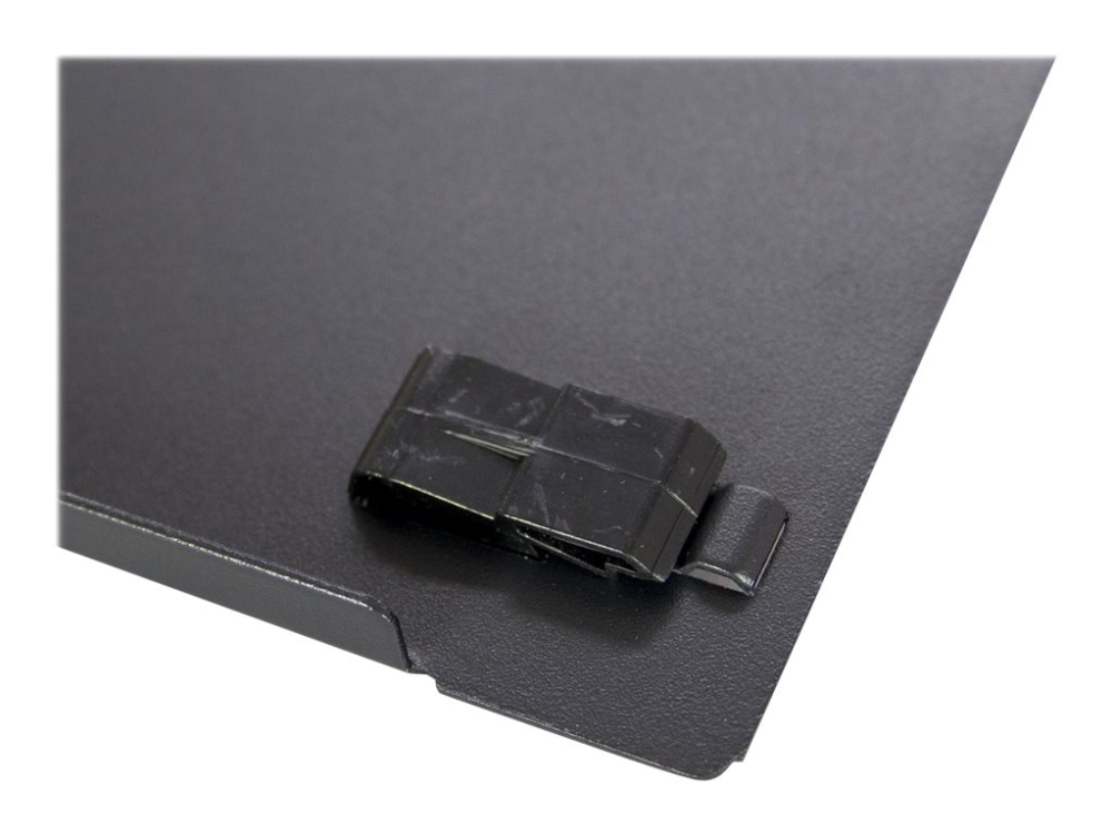 Inter-Tech - Blind Plade - Sort, Ral 9005 - 3U - 19"