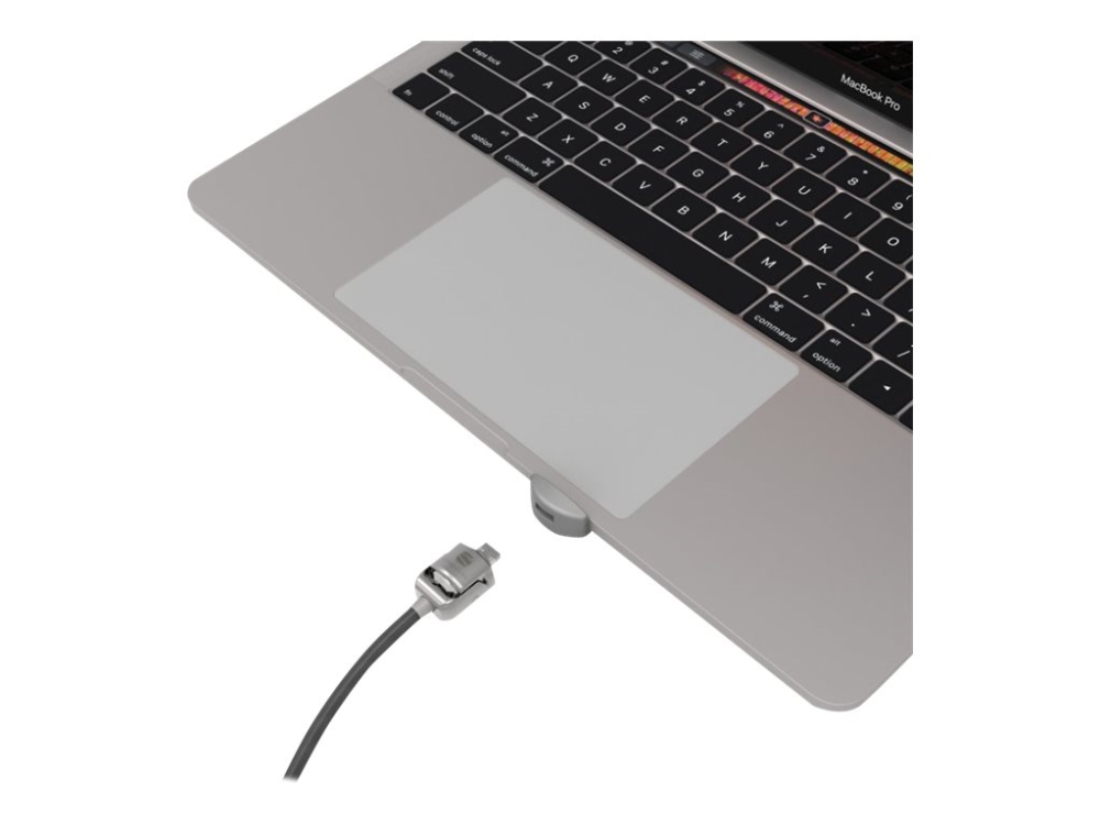 Compulocks Ledge Lock Adaptor for MacBook Pro 13 M1 & M2 with Keyed Cable Lock - Adapter til låsning af slot for sikkerhed - med kabellås med nøgle