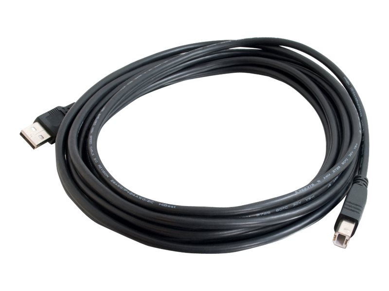 C2g 3.3Ft Usb A To Usb B Cable - Usb A To B Cable - Usb 2.0 - Black - M/M - Usb-Kabel - Usb (Han) Til Usb Type B (Han) - Usb 2.0 - 1 M - Sort