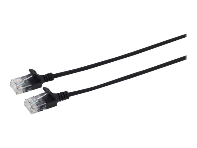 Microconnect - Netværkskabel - Rj-45 (Han) Til Rj-45 (Han) - 7.5 M - 3.6 Mm - Utp - Cat 6A - Halogenfri, Knastfri, Strenget - Sort