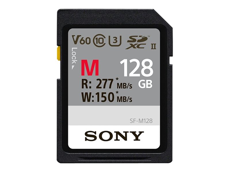 Sony Sf-M Serie Sf-M128 - Flash-Speicherkarte - 128 Gb - Uhs Klasse 3 / Klasse10 - Sdxc Uhs-Ii