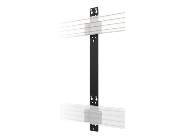B-Tech System X Bt8390-Wfk3 - Komponenter Til Montering (Dobbelt Skinnemonteringsbøjle) - Sort - Vægmonterbar, Kolonne