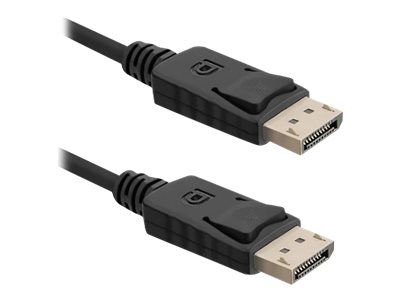Qoltec 2M Displayport, 2 M, Displayport, Displayport, Stecker, Stecker, Schwarz