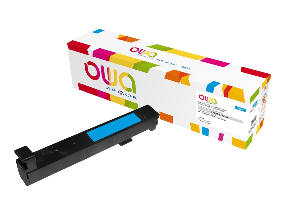 Owa Armor Toner Pro Hp Cf301a, Modrá/Cyan