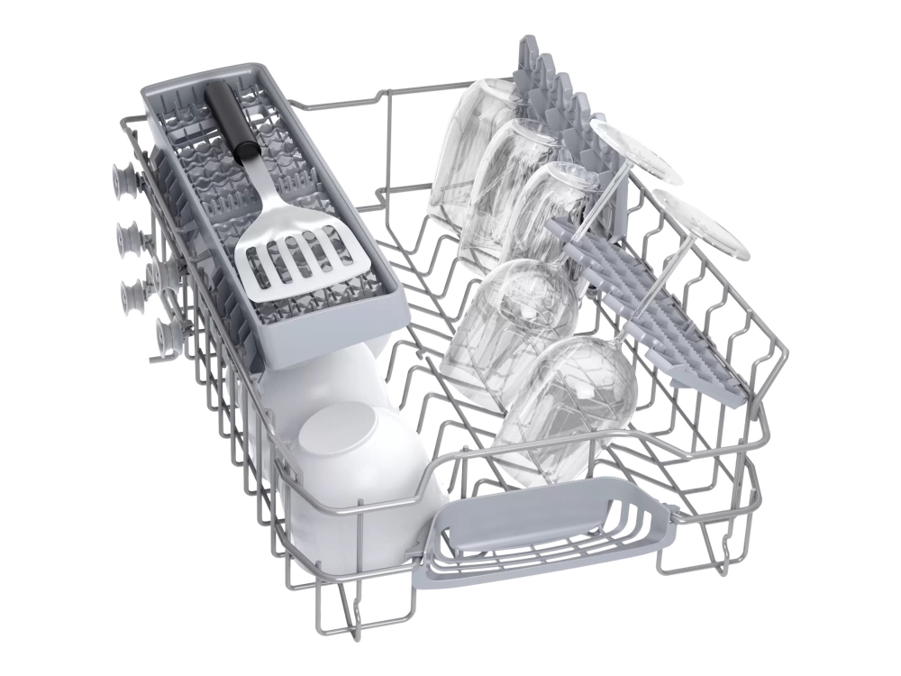 Bosch Serie | 2 Spi2iks10e - Opvaskemaskine - Til Indbygning - Wi-Fi - Niche - Bredde: 45 Cm - Dybde: 55 Cm - Højde: 81.5 Cm - Rustfrit Stål
