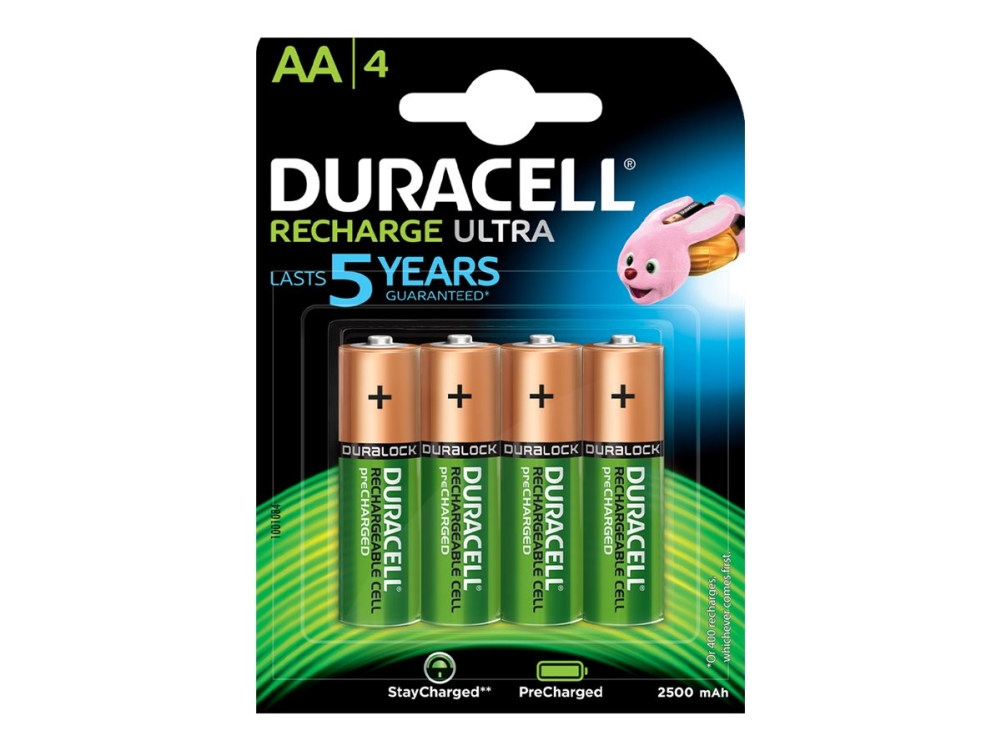 Duracell Recharge Ultra - Batterie 4 X Typ Aa - Nimh - (Wiederaufladbar) - 2500 Mah