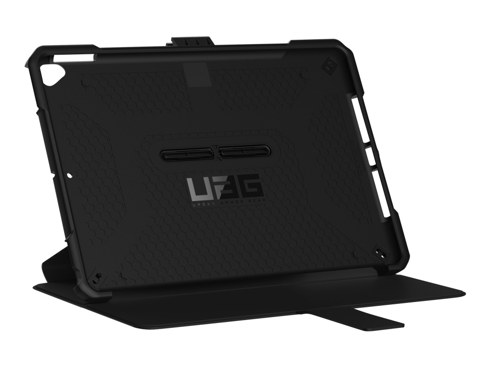 UAG Rugged Case for iPad 10.2-in (7/8 Gen, 2019/2020) - Metropolis Black - Vikbart fodral för surfplatta - composite - svart - 10.2 - för Apple 10.2-inch iPad (7:e generation, 8:e generation) | Datorer & Surfplattor - Tillbehör till surfplattor - Covers & Väskor | GameStuff