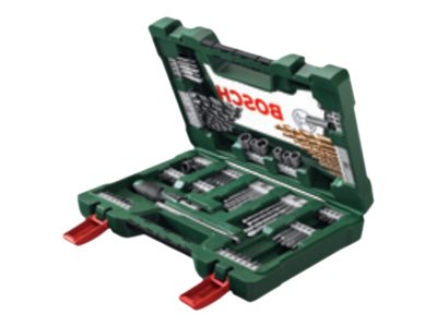 Bosch V-Line - Skruvmejsel-, borr- och hylssats - 91 delar | Elverktyg - Tillbehör - Diverse Borr | GameStuff