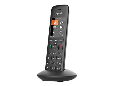 Gigaset C570HX - Trådlös förlängningshandenhet med nummerpresentation - DECT\GAP - svart | Tele & GPS - Tillbehör fasta telefoner - Headset / Handsfree | GameStuff