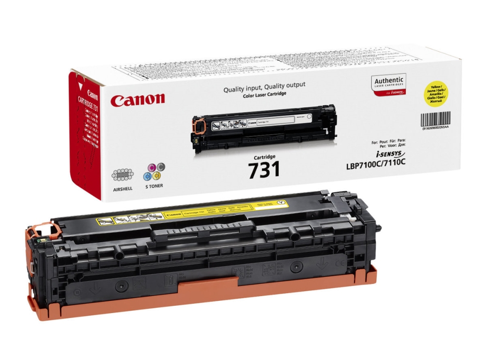 Canon 731, 1500 Seiten, Gelb, 1 Stück(E)