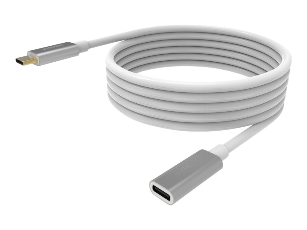 Vision Tc 2Musbcext, 2 M, Usb C, Usb C, Usb 3.2 Gen 2 (3.1 Gen 2), Weiß