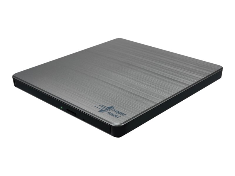 Hitachi-LG Data Storage GP60NS60 - Disk drev - DVD±RW (±R DL) / DVD-RAM - 8x/6x/5x - USB 2.0 - ekstern - sølv