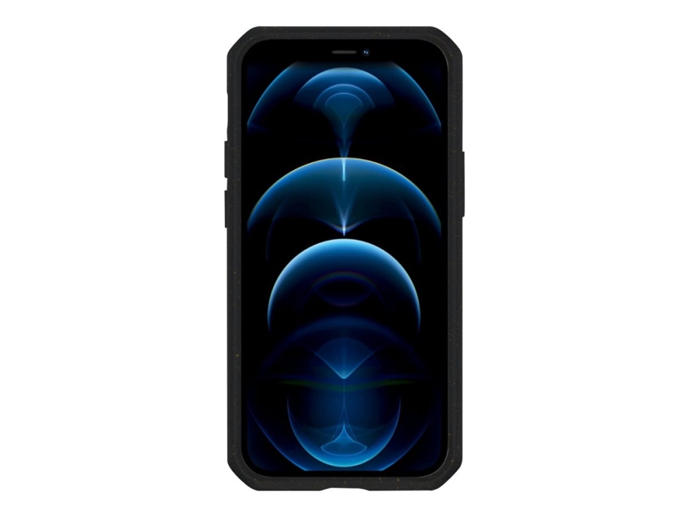 ITSKINS FERONIABIO // TERRA - Bagsidecover til mobiltelefon - bionedbrydeligt materiale - sort - for Apple iPhone 12 Pro Max
