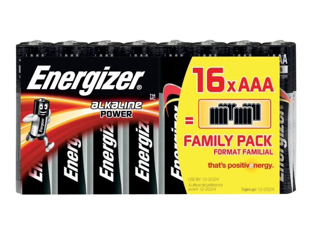 Energizer - Batterie 16 X Aaa - Alkaline