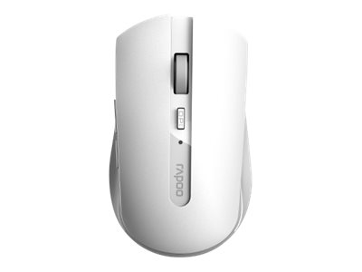 Rapoo 7200M, Beidhändig, Optisch, Rf Wireless + Bluetooth, 1600 Dpi, Weiß