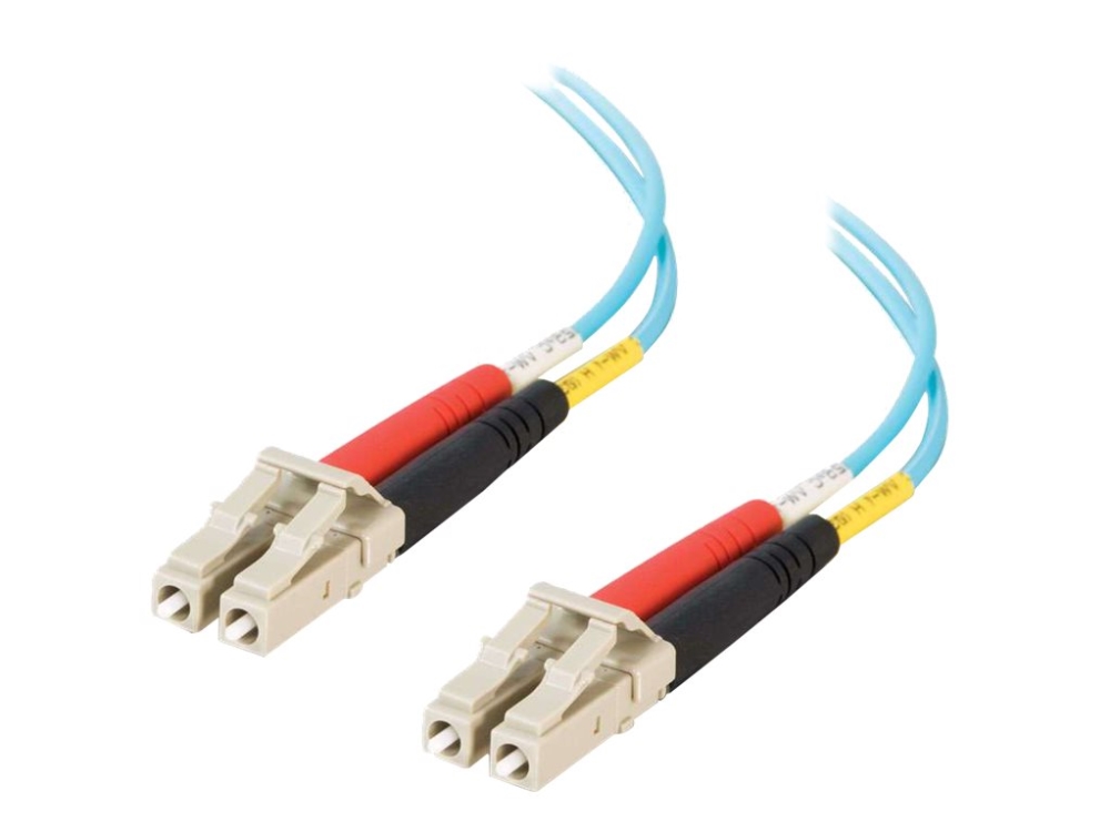 C2g Lc-Lc 10Gb 50/125 Om3 Duplex Multimode Pvc Fiber Optic Cable (Lszh) - Netværkskabel - Lc Multimode (Han) Til Lc Multimode (Han) - 1 M - 1 M. - Fi