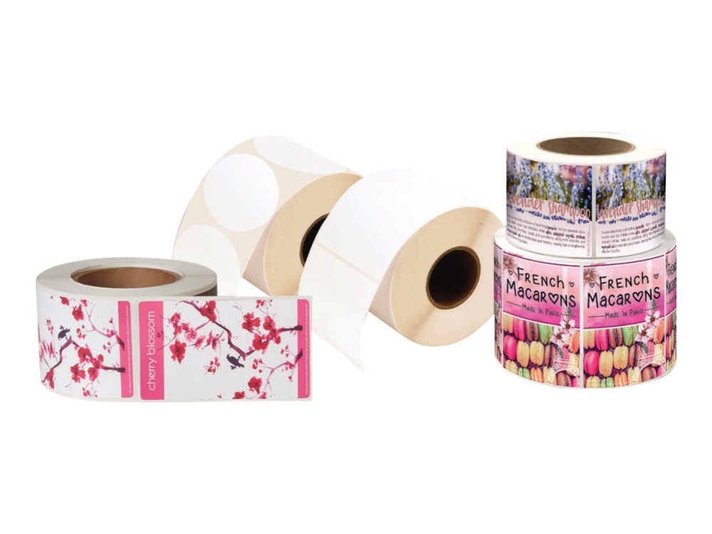 Primera Paper High Gloss - Skinnende - 102 x 102 mm 500 etikette(r) (1 rulle(r) x 500) etiketter - for Primera LX200e Desktop Label Printer, LX400e C