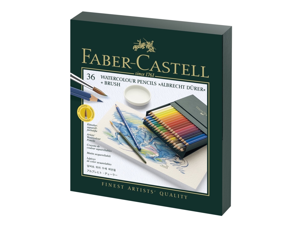 Faber-Castell Albrecht Durer Watercolor Pencils Gift Box of 36 colors, brush (36 stk.)