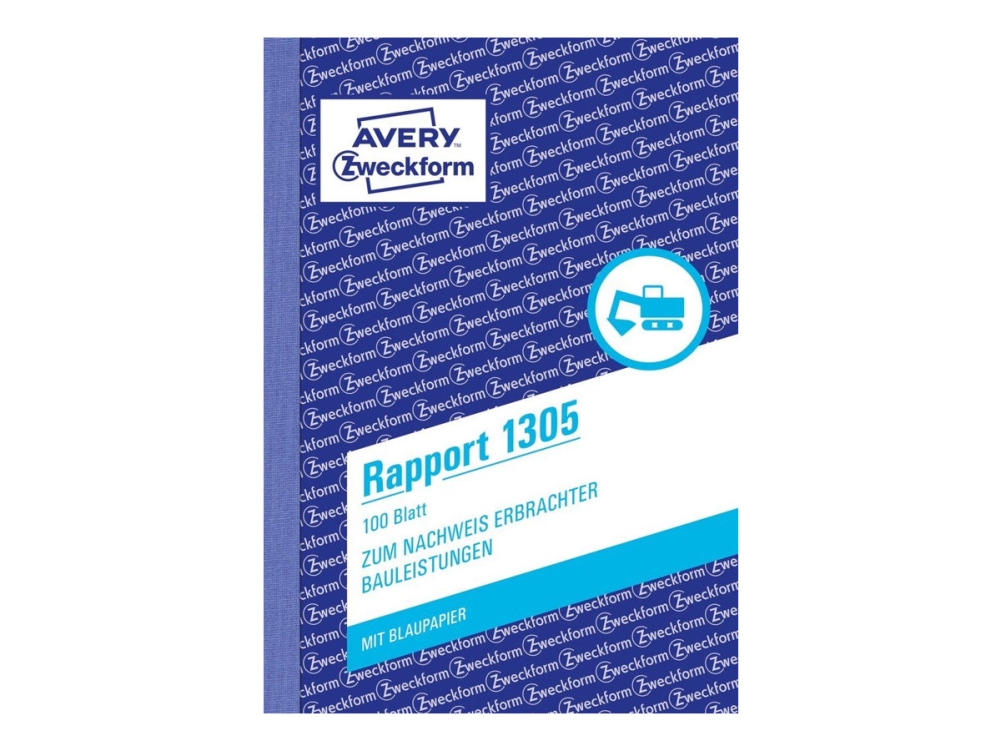 Avery Zweckform - Rapportblanket - 100 ark - A6 (105 x 148 mm)