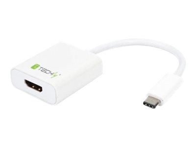 TECHly - Ekstern videoadapter - USB-C 3.1 Gen 1 - HDMI - hvid