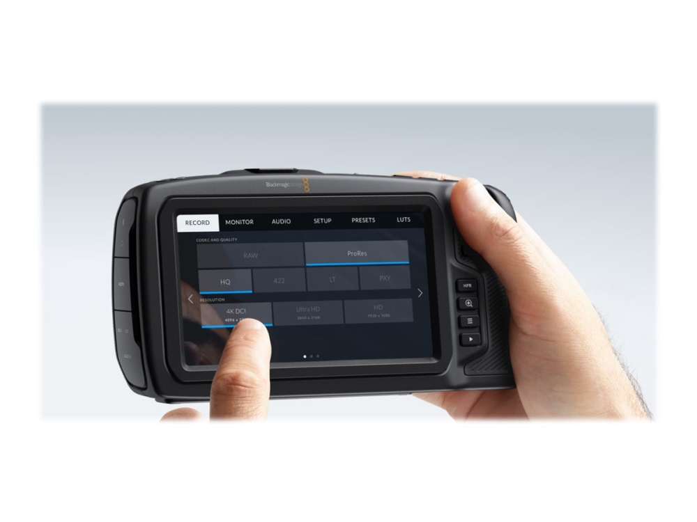 Blackmagic Pocket Cinema Camera 4K - Videokamera - 4K / 60 Fps - Kun Kamerahus - Flashkort - Bluetooth