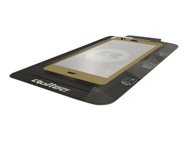 Qoltec Premium Tempered Glass Skarmskydd För Mobiltelefon Glas Transparent Guld För Huawei P9