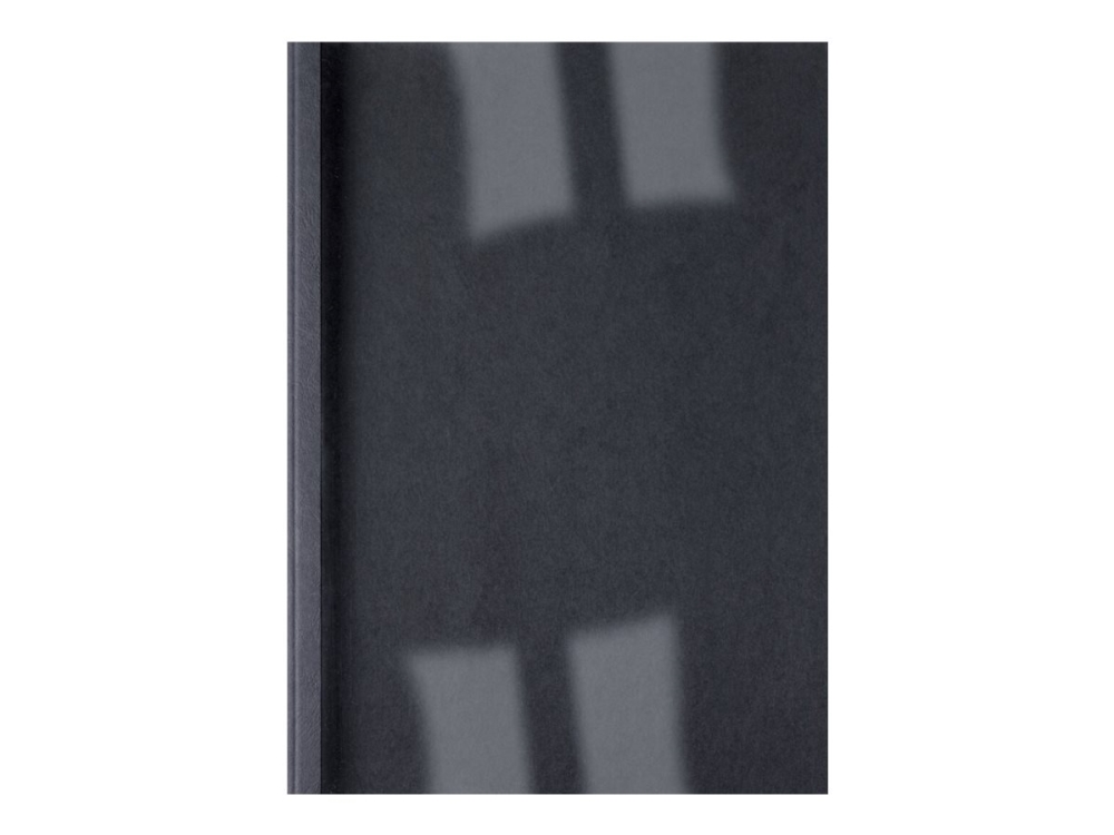 Gbc Leathergrain Thermo-Bindemappen 1,5Mm, Schwarz (100), A4, Pvc, Schwarz, Transparent, Matt, 15 Blätter, 1,5 Mm